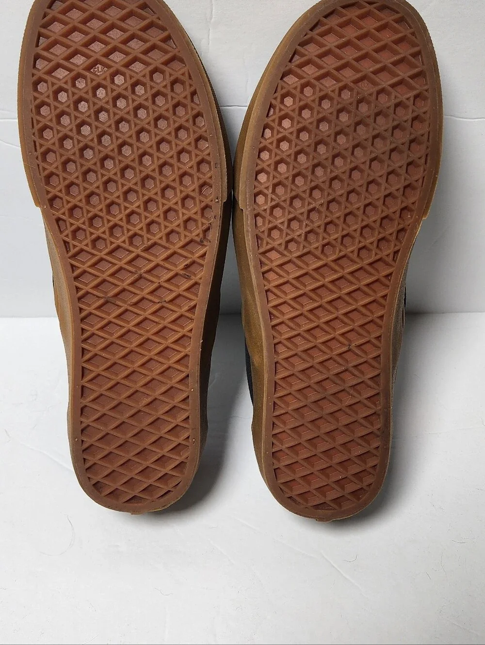 Vans Classic Slip On Gum Faded Black  Canvas Upper Rubber Sole Mens Size 9